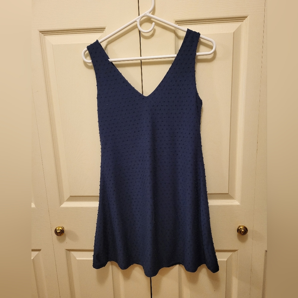 Navy Blue Mini Dress